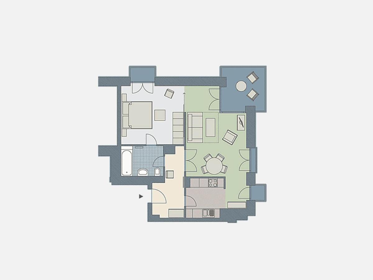 Appartement mit 1 Schlafzimmer und Balkon D224 Ostseebad Heringsdorf Exterior foto